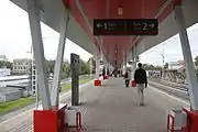 モスクワ中央環状線のホーム