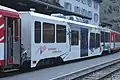 新しい部分低床式客車であるB 4211-4222形のB 4211号車、ゲシェネン駅、2013年
