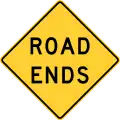 Road ends, Missouri and Texas