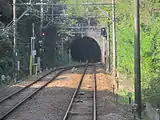 出水事故が起きた深谷トンネル