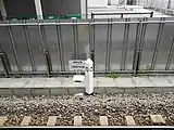 知立駅の0キロポスト