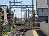 大須方面分岐跡