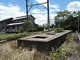 福地駅の屎尿貯留槽遺構