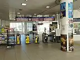 東改札口（2024年2月）