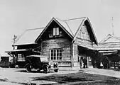 初代駅舎（1930年頃）