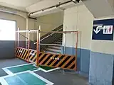 閉鎖された2番線