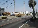 撤去された築堤（2017年）