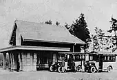 ライン遊園駅（1928年頃）