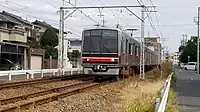 名鉄瀬戸線（田端町内）