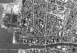 新川町駅構内側線時代の臨港線(1961年)帰属:国土交通省「国土画像情報(カラー空中写真)」配布元:国土地理院地図・空中写真閲覧サービス