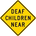 Deaf children near, California