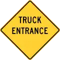 Truck entrance, Delaware and Texas