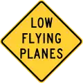 Low flying planes, New York State