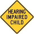 Hearing impaired child, Pennsylvania