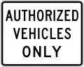 通行止（R5-11）無許可車