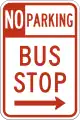 駐車禁止（R7-107）バス停