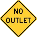 No Outlet