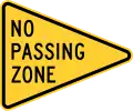 No Passing Zone