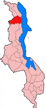 ルンピ県の位置