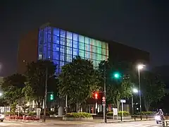 市庁舎ライトアップ