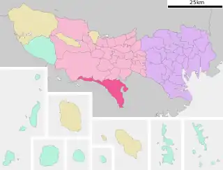 町田市位置図