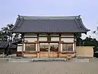 前林神明社拝殿（前林町、2018年（平成30年）12月）