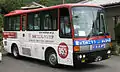 2007年10月当時の車両（前田タクシー）※県営バスからの譲受車