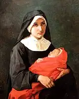 修道女、チリ国立美術館蔵