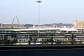長沙黄花国際空港前の建設中の軌道（2015年1月）