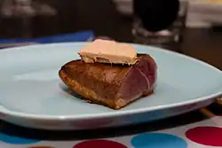フランス料理鴨胸肉のソテー (magret)