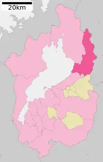 米原市位置図