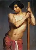 習作「半裸の少年」(1864)