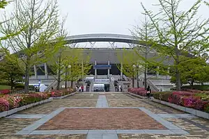 サッカーサンフレッチェ広島（2023年までの本拠地エディオンスタジアム）