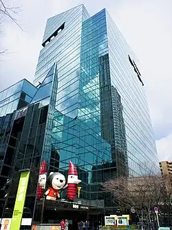 毎日放送茶屋町新社屋（1990年9月1日稼動開始）