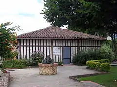 ランド県の木造の家
