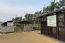 無料のパークアンドライド駐車場（第1～第3）の案内と駐輪場（2020年4月）