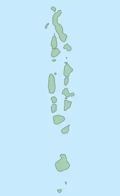 ヴィリンギリ島 (マレ)の位置(モルディブ内)