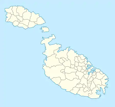 マルタ国際空港の位置