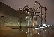 At the Guggenheim Museum Bilbao