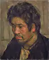 「男の顔」中村彝 1920