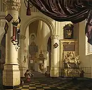 デルフト旧教会の内部 (1660/1665)  グダニスク美術館