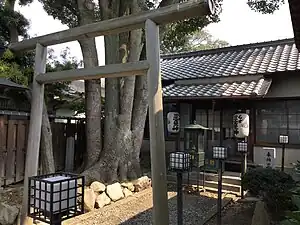 万代寺境内の荒神堂