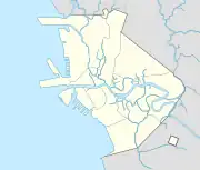 マラカニアン宮殿の位置（マニラ内）