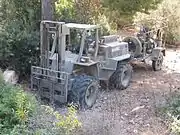 イスラエル軍のフォークリフト
