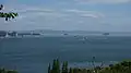 満珠島・干珠島（和布刈から北東の眺望）