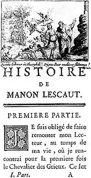 マノン・レスコーのページ(1753年)