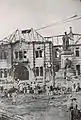 関東大震災で被災した駅舎。1923年