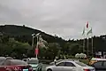 公園入口の広場