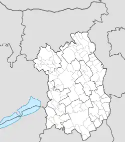 MOLアレーナ・ショーシュトーの位置(フェイェール県内)