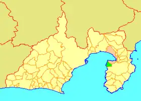 戸田村の県内位置